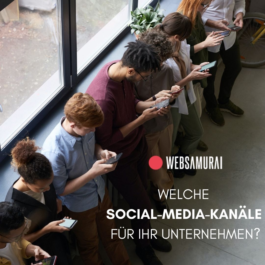 Social Media Kanäle - Websamurai AG die innovative Webagentur in Aarau und Zürich