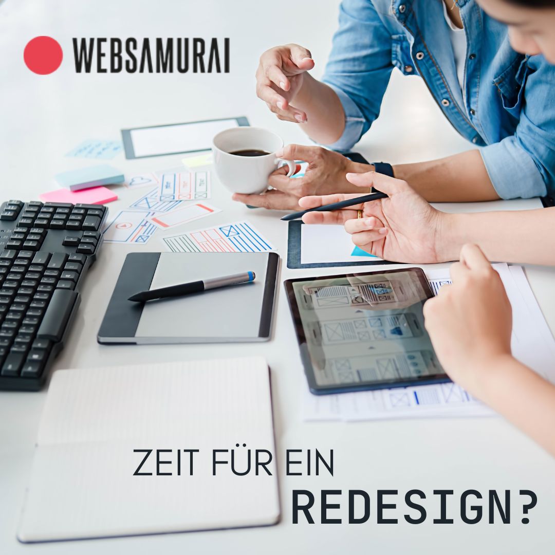 Redesign - Websamurai AG die innovative Webagentur in Aarau und Zürich